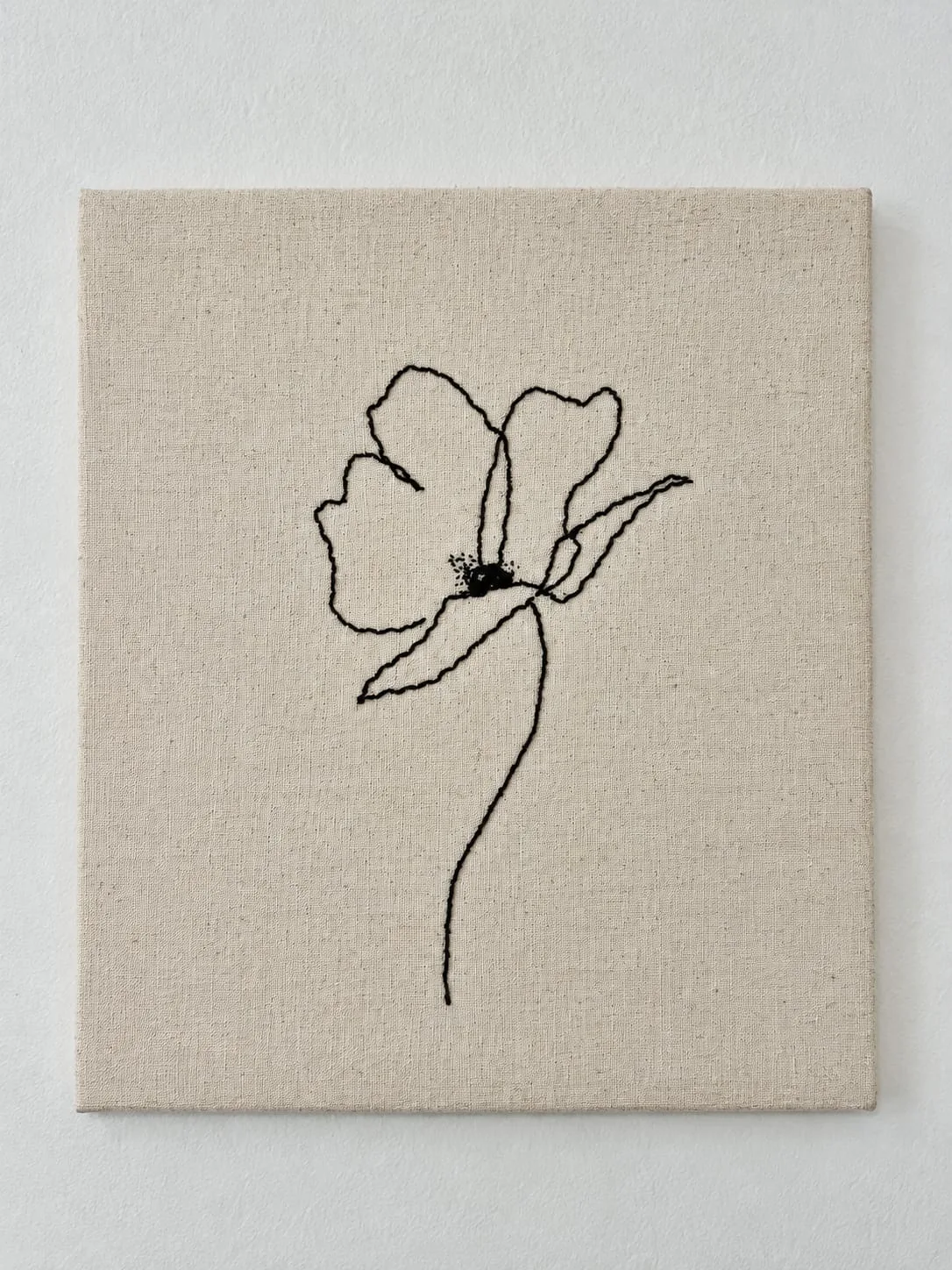 CUADRO BORDADO FLOR